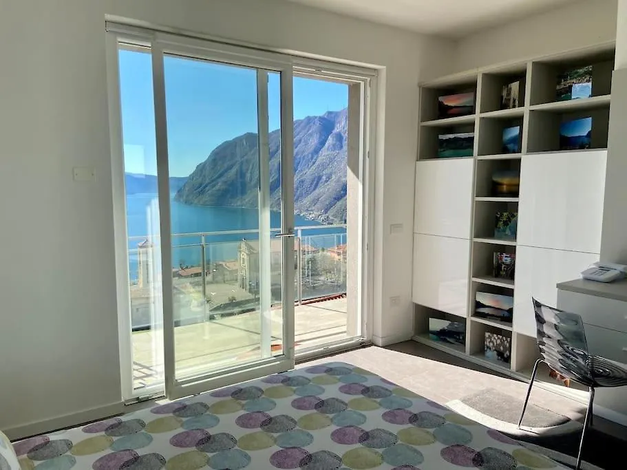 Lägenhet Piccolo Paradiso Vista Lago Con Piscina Privata Riva di Solto Italien